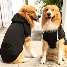 Pet Hoodie For Small Medium Large Dogs; Soft Fleece Dog Clothes With Hat & Pocket; Pet Winter Apparel