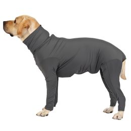 New Surgery Recovery Clothes for Dogs One-piece Long-sleeve 4-legged Jumpsuit Pet Clothing Anti-lick Wound Sterilization Suit