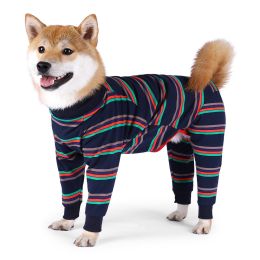 Pet Dog Clothes Dog Four-legged High-elastic Pajamas Home Clothes Physiological Clothes for Small Medium Large Dogs