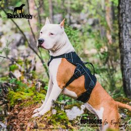 Multi-Use Support Dog Harness, Hiking and Trail Running, Service and Working, Everyday Wear-black XH